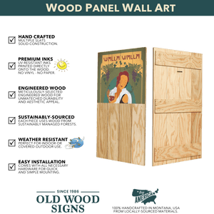 Washington Huskies: Sailor Dawg - Wood Plank Wall Art