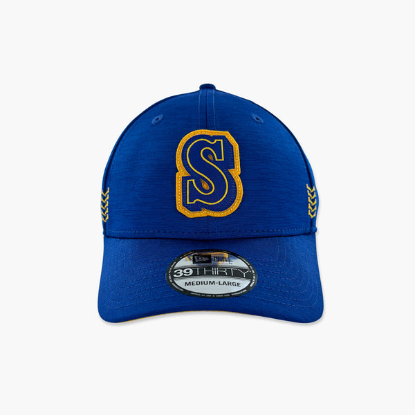 New Era Seattle Mariners 2024 Clubhouse Royal FlexFit Hat