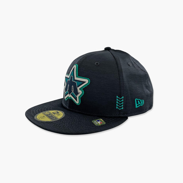 New Era Seattle Mariners 2024 Clubhouse Star Logo Navy Fitted Hat