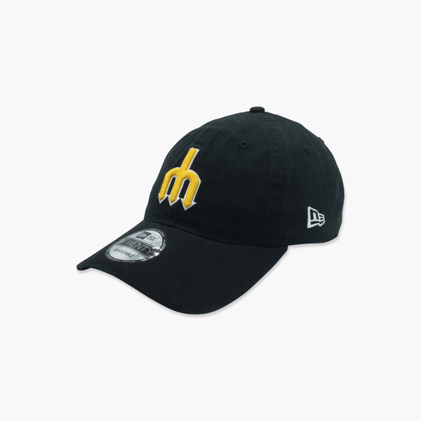 Seattle Mariners Trident Black Adjustable Hat