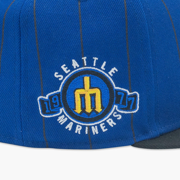 Seattle Mariners City Connect Pinstripes Fitted Hat