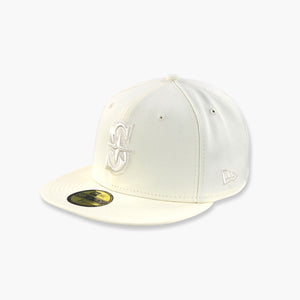 New Era Seattle Mariners Eggshell Fitted Hat