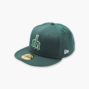 New Era Seattle Mariners Forest Green Trident Fitted Hat