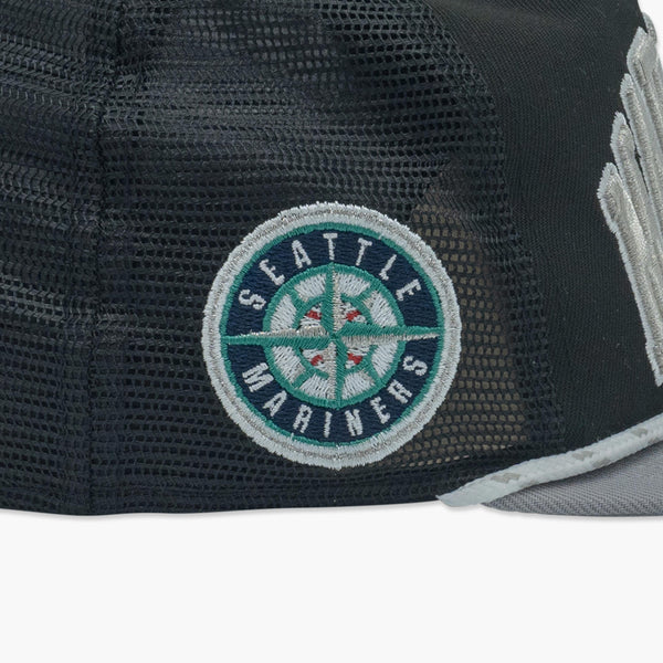 Seattle Mariners Grey Script "Golfer" Trucker Snapback