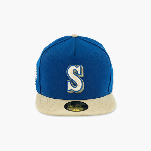 Seattle Mariners Island Sand A-Frame Fitted Hat