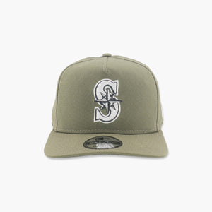 Seattle Mariners Olive Green A-Frame Snapback