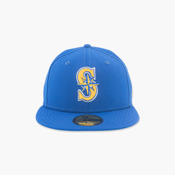 Seattle Mariners Royal Primary Logo Fitted Hat