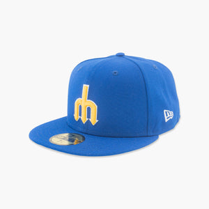 New Era Seattle Mariners Royal Trident Fitted Hat