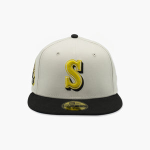 New Era Seattle Mariners Two-Tone Stone Fitted Hat