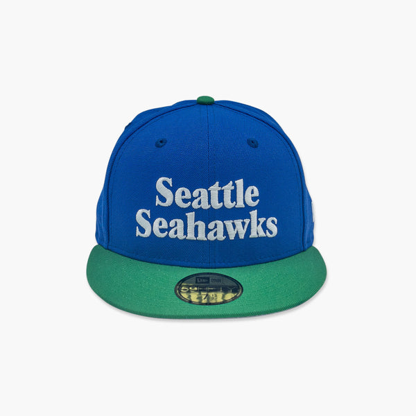 New Era Seattle Seahawks 1980's Sideline Blue/Green Fitted Hat