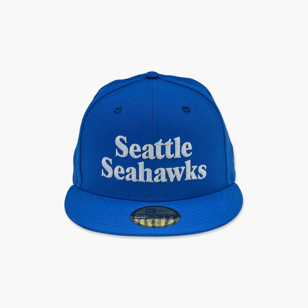 New Era Seattle Seahawks 1980's Sideline Blue Fitted Hat