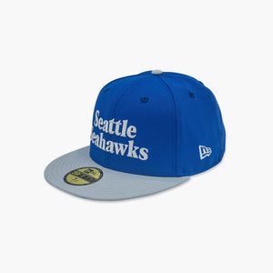 New Era Seattle Seahawks 1980's Sideline Blue/Grey Fitted Hat