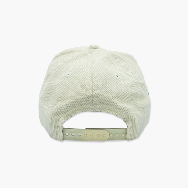 Seattle Seahawks 80's Script Cream Corduroy "Golfer" Snapback