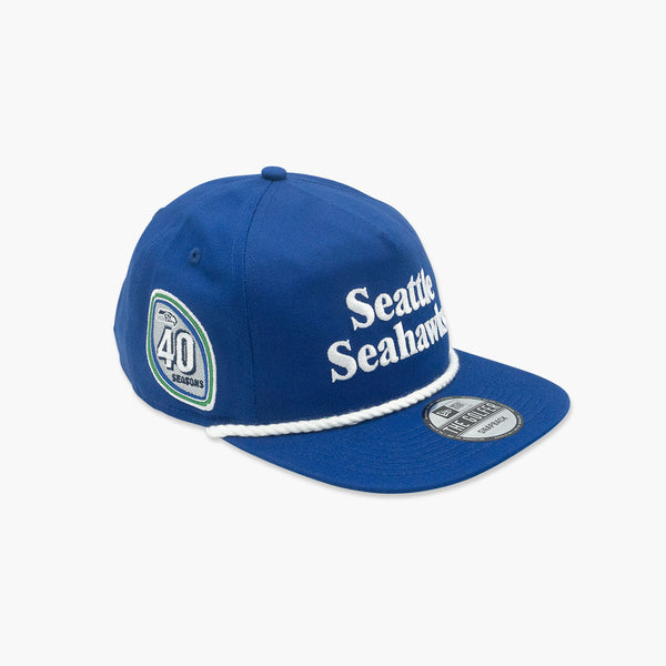 Seattle Seahawks 80's Script Blue "Golfer" Snapback