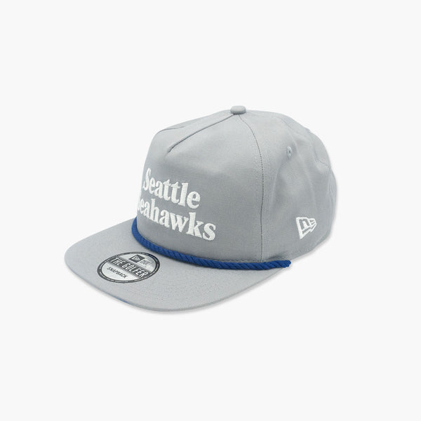 New Era Seattle Seahawks 80's Script Grey "Golfer" Snapback