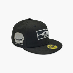 Seattle Seahawks Kingdome Legends Black Fitted Hat