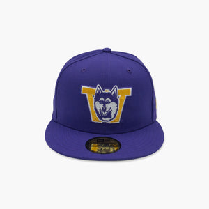 Washington Huskies Classic Throwback Purple Fitted Hat