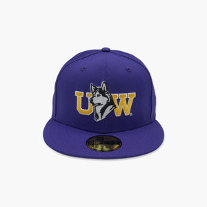 New Era Washington Huskies Dubs Up Purple Fitted Hat