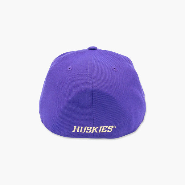 New Era Washington Huskies Front Page Fitted Hat