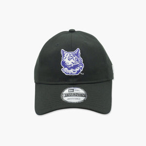 New Era Washington Huskies Mascot Black Adjustable Hat
