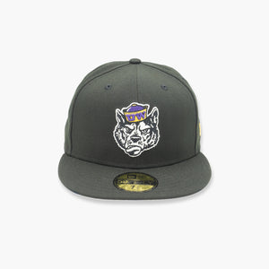 New Era Washington Huskies Sailor Dawg Black Fitted Hat