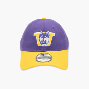 New Era Washington Huskies Throwback Two-Toned Adjustable Hat