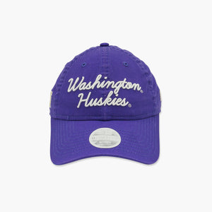 New Era Washington Huskies Women's Script Adjustable Hat