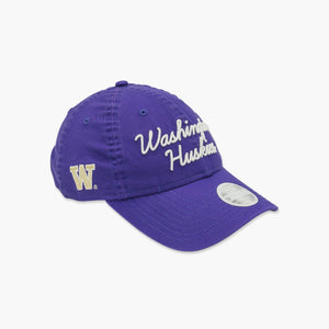 New Era Washington Huskies Women's Script Adjustable Hat