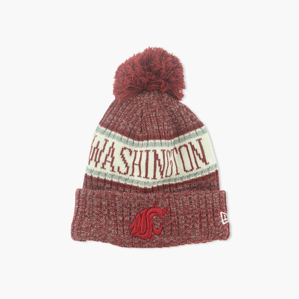 New Era Washington State Cougars Sport Knit Beanie