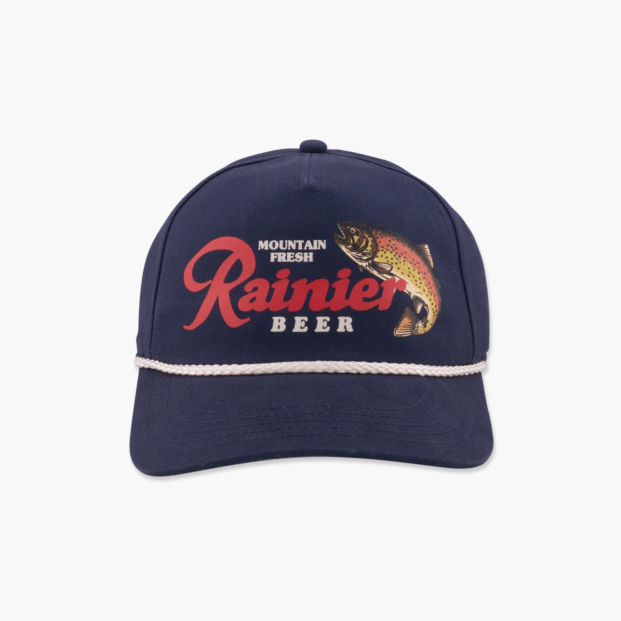 https://www.simplyseattle.com/cdn/shop/files/Rainier-Beer-Navy-Trout-Fishing-Rope-Snapback-Front.jpg?v=1709071713