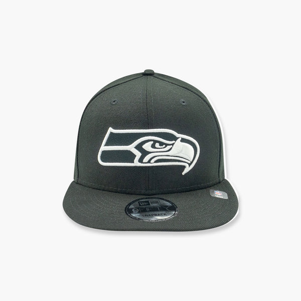 Seattle Seahawks Black & White Snapback