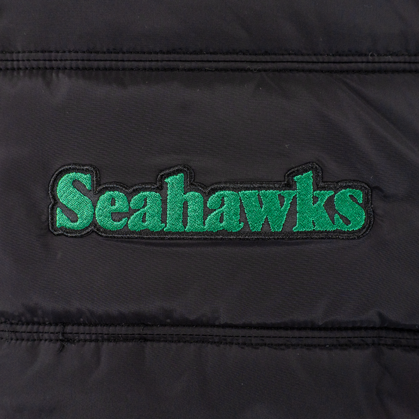 Seattle Seahawks Black Puffer Jacket