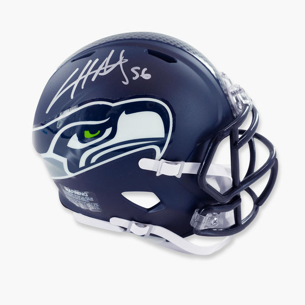 AUTOGRAPHED By Cliff Avril & KJ Wright - Seattle Seahawks Mini Helmet