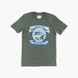 Seattle Seahawks Grey Helmet T-Shirt
