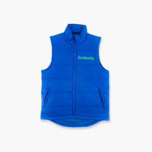 Seattle Seahawks Throwback Puffer Vest