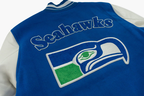 Seattle Seahawks Ultimate Throwback Varsity Jacket