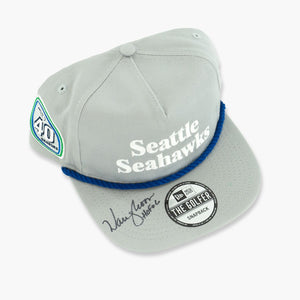 AUTOGRAPHED By Warren Moon - Seattle Seahawks 80's Script Golfer Snapback