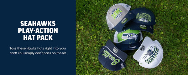 Seahawks Play-Action Hat Pack - Toss these Hawks hats right into your cart! You simply can't pass on these!