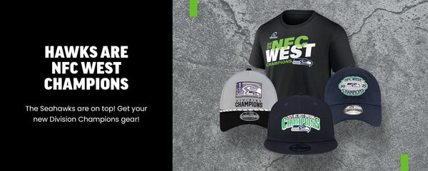 Hawks Are NFC West Champions - The Seahawks are on top! Get your new Division Champions gear!