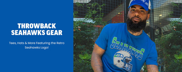 Throwback Seahawks Gear - Tees, Hats & More Featuring the Retro Seahawks Logo