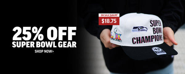 24% Off Super Bowl Gear - Shop Now >