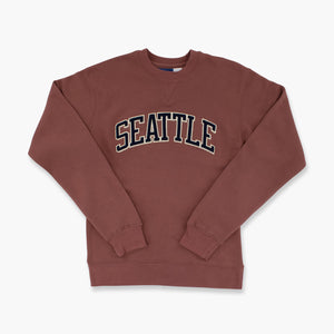 Seattle Chalk Red Crewneck