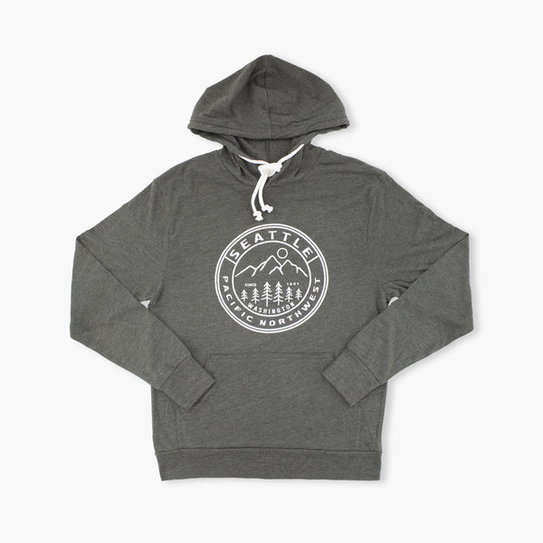 Seattle Cleansing Mountain Pines Lightweight Hoodie