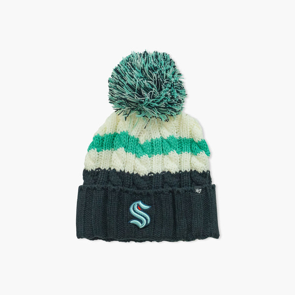 Seattle Kraken Ashfield Women's Cuff Pom Beanie