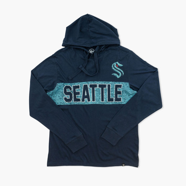 Seattle Kraken Atlas Blue Franklin Lightweight Hoodie