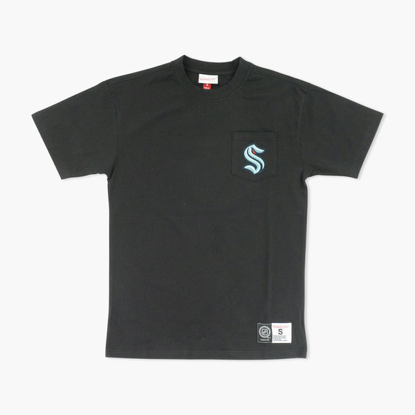 Seattle Kraken Black Premium Pocket T-Shirt