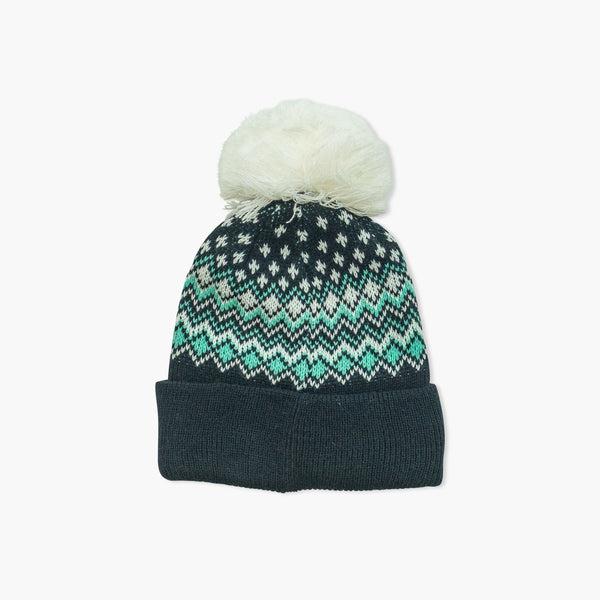 Seattle Kraken Elsa Women's Cuff Pom Beanie