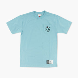Seattle Kraken Ice Blue Premium Pocket T-Shirt