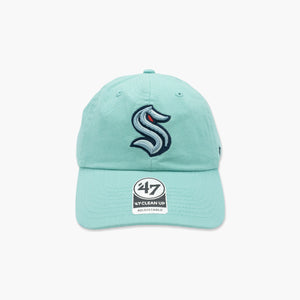 Seattle Kraken Seafoam Clean Up Adjustable Hat