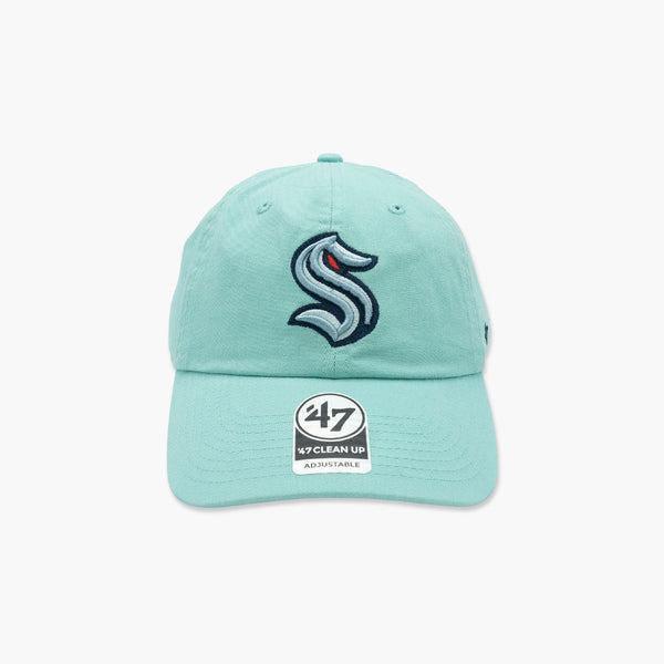 Seattle Kraken Seafoam Clean Up Adjustable Hat